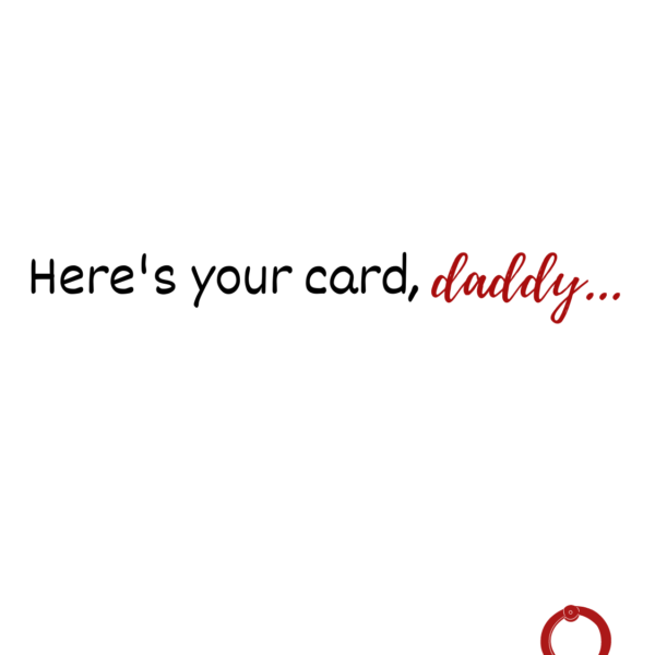 Here_s your card,